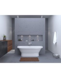 Ванна из искусственного камня Фэма Стиль Монро на подиуме 169x70 см